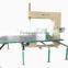 Manual vertical foam rubber sheet cutting machine