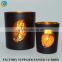 Manufacture gold mercury glass candle holders glass black                        
                                                Quality Choice