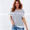 Women OEM service high quality blank t shirt 2016 hot sale women's clothing TS035