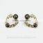 2015 Earrings wholesale rhinestone crystal earrings fashion stud earrings
