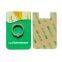 Hot Sale Silicone Phone Card Holder With Ring Stand Customized Design Available