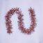 Factory-Supplied 2m Thick Stripe Tinsel Garlands - Three-Layer for Weddings & Christmas Decor