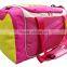 Useful Large Capacity Pink Color Sport Duffel Bag