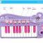 Popular plastic foreign musical instrument toy piano with microphone MT801067