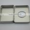 Top quality sliver metal tin boxes,tin cans for gift on sale with PVC window
