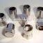 TPMS Sliver Tire Valve Stem Cap & Sleeve Cover Chrome Set American Cars And Trucks