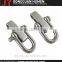 Stainless Steel straight shackle , Paracord hardware shackle with clevis pin