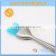 Hot Sales Matted Stainless Steel Handle Silicone Pastry Brush