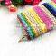 High Quality New Fashion Long Women Multicolor Cotton Frabric Wallet