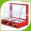 Snack Shop Warming Equipment Table Top Electric Hot Food Display Case (Black)