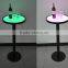 Edgelight led lighting furniture RGB colorful bar table for KTV bar or nightclub entertainment place