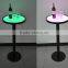 Edgelight smd led lighting furniture rgb colorful bar table for KTV bar or nightclub entertainment place