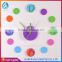 2015 hot sale 3d EVA wall sticker clock for home decoration