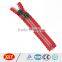 fashion cloth accessory lace plastic zipper