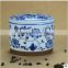 2016 large sales Blue and white porcelain mason jars bulk for home in best sale