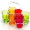 7.3*8.5cm alabaster glass crystal votive candle holder set