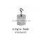 f2 OIML 500g stainless steel hook test weight, calibration hook weight