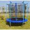 6ft powerful bungee jumping trampoline bed with safety enclosure for sale