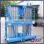 Reliability and versatility electric man lift with 2 mast