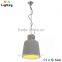 European Cement Pendant Light Lamp With Braided Wire