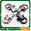 Adjustable stainless steel bow shackle for paracord bracelet