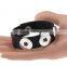 Snap Button Leather Bracelets Punk Gothic Bangles Wristbands