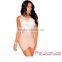 Wholesale 2016 New Trendy Adult Women Black Sheer Caged Sexy Thong Bodysuit
