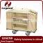 Hotel housekeeping Linen cart,cleaning service trolley