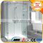 6mm tempered glass shower door pivot hinge corner shower enclosure