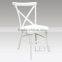 resin crossback chair for outdoor