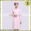 Cotton fabric pink nurse uniform dress