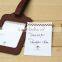 Cuatomized fashionable luggage tag with custom logo