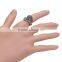 2pcs/One Aaa Cubic Zircon Rings Austrian Crystal 18k White Gold Plating Heart Ring