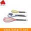 Wholesale Nonstick Pastry silicone whisks set of 3 for kitchenware silicone kitchen utensil sets