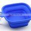 Convenient Carry Silicone Folded Wholesale Lunch Boxes/Eco Lunch Boxes