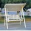 00 outdoor furniture double seats hanging canopy swing chair YPS085