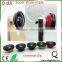 circular round clip self-timer camera lens 0.4x super wide angle lens for iPhone 5s 6 6 plus samsung s5 s6 edge htc one m8