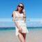 Promotion new crochet hollow knitting handmade bikini cover top blouse dress