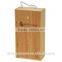 Hot Selling Cheap Rectangle Pine Natural Handle Wholesale Custom Wooden Wine Box