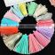 Mix colors Suede Tassels Pendants With Macrame Fit Jewelry Accessory