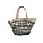 2016 Colorful popular style hollow out ladies straw beach bag