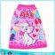 100% cotton terry velour reactive printed bath towel skirt bathrobe skirt