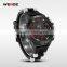 Import China Goods WEIDE Quartz Watch Stainless Steel Back Water Resistant Outdoor Stop Watch Big Dail Watch