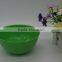 Colorful cheap plastic salad bowl in set