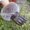 2016 Custom Unisex Sheepskin Goatskin Leather Fur Gloves With Fox Fur