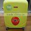 New 360 Degree 4 Rotative Wheels ABS Yellow Trolley Luggage Expander Ultra Light Hardshell Suitcase