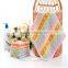 100% cotton square circle hand towel