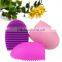 2015 NEW Product Cheap Brush Egg Silicone Cute Make up Brush Cleaning
