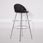 new style of stainles steel bar chair for modern deco