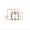 infrared sensor faucet sanitary ware control brass water solenoid valve touchless faucet tap 6v solenoid valve
